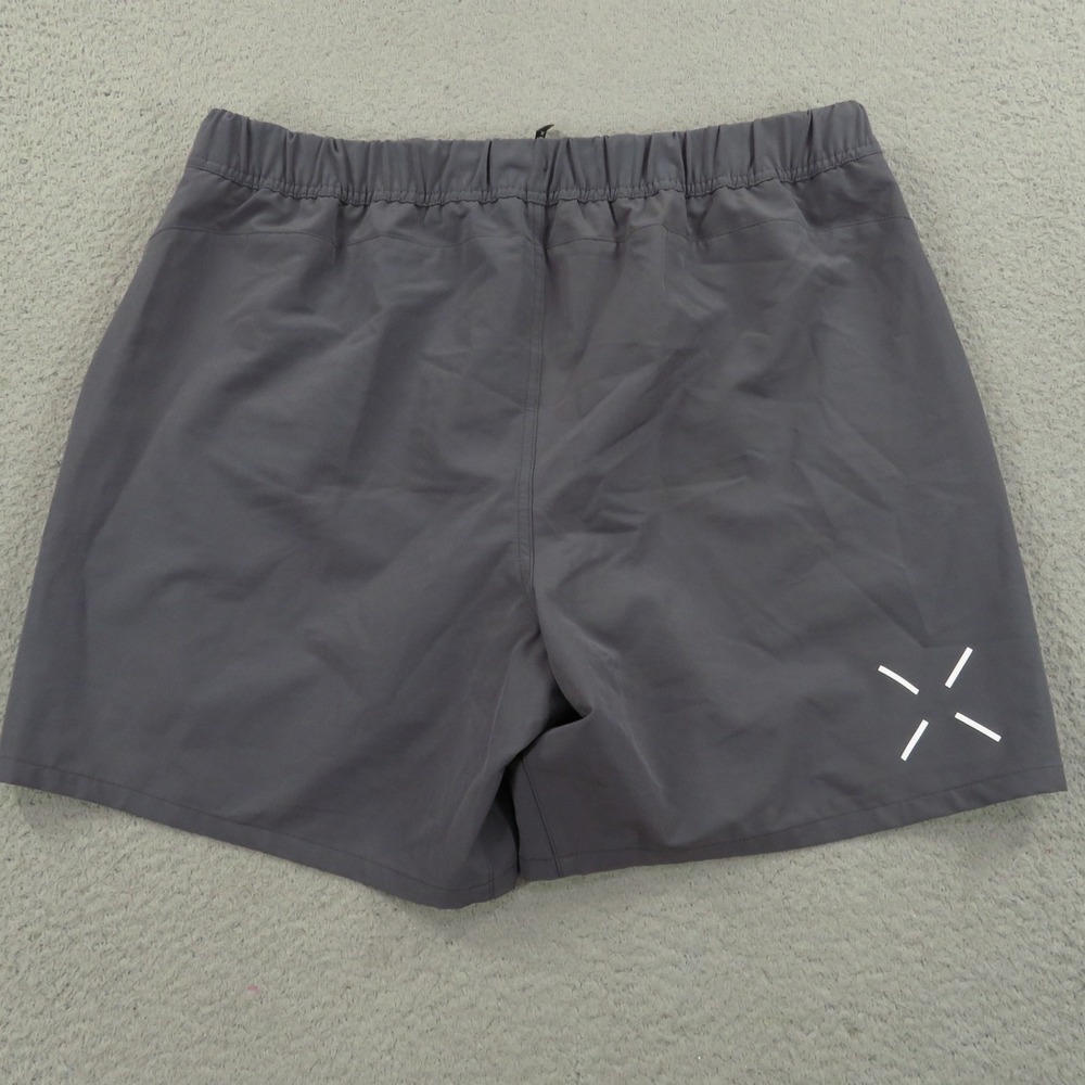 Ten Thousand Foundation Short Mens XXL Charcoal Athletic Gym Lined 7in Inseam